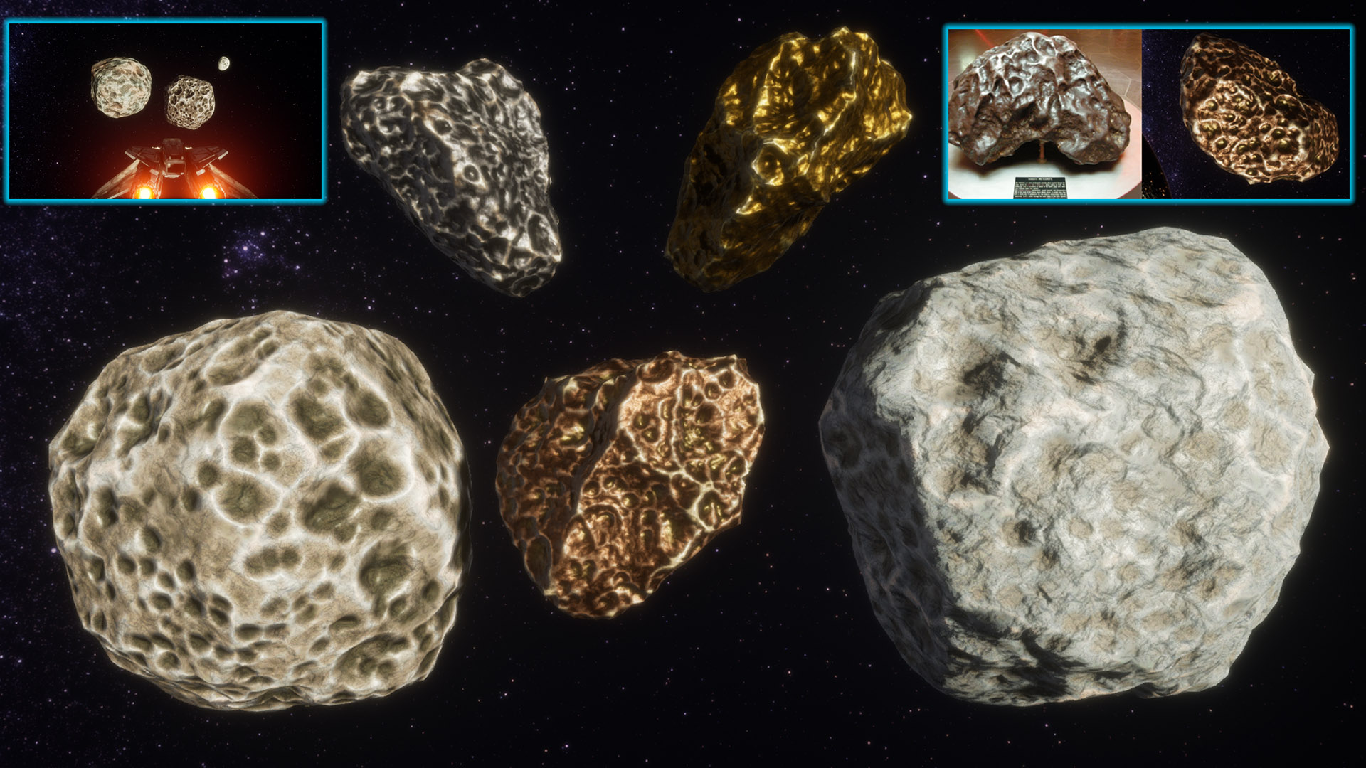 types of asteroids